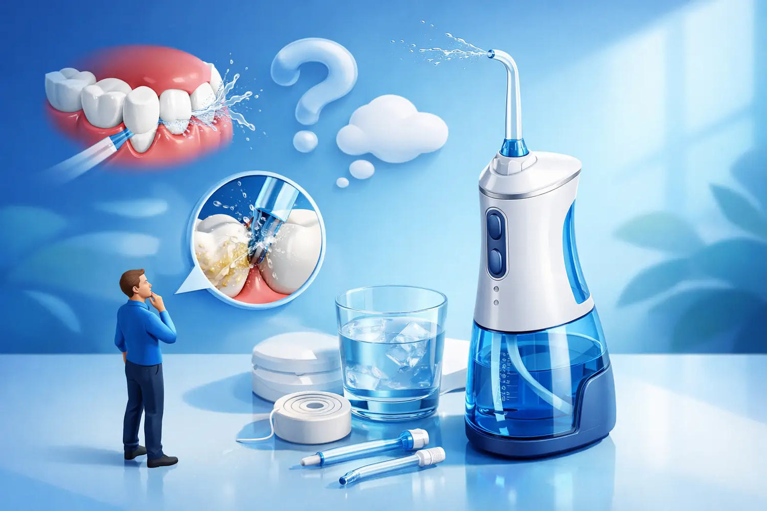 Hvad er en water flosser - og virker den?