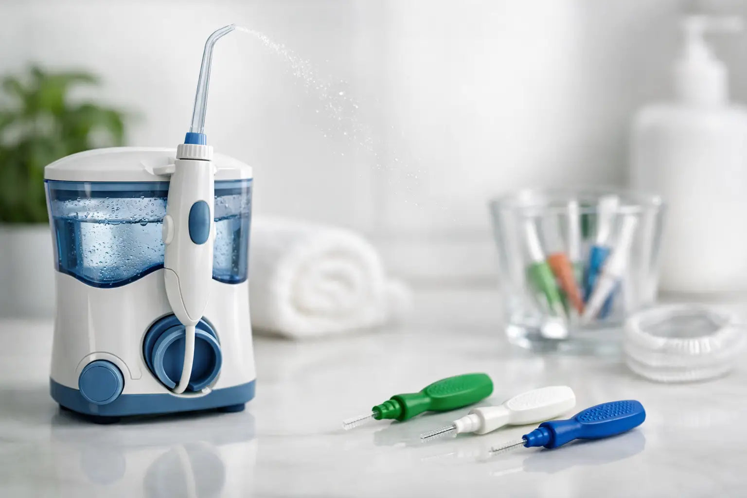 Mundskylleapparat eller interdentalbørster?