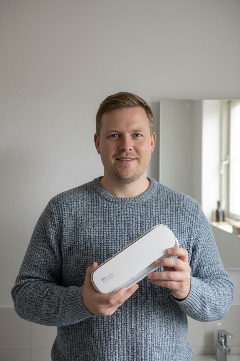 CleanBrush – UV-sterilisator til tandbørster | Fjern 99,9% bakterier